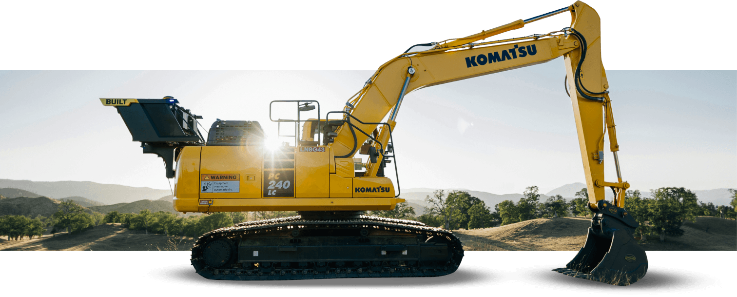 Komatsu excavator